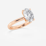 Solitaire Oval Cut Diamond Ring