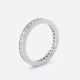 Chanel set princess cut eternity ring