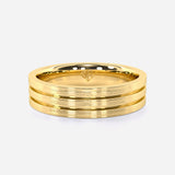 Double Groove Wedding band