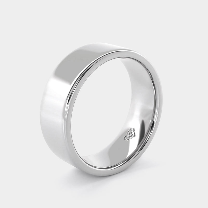 Classic Flat Court wedding ring