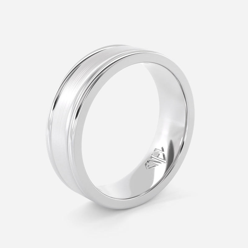 Customizable Two-Tone Wedding Band