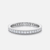 Vintage-Style Micro Pavé Set Eternity Ring