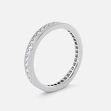 Vintage-Style Micro Pavé Set Eternity Ring