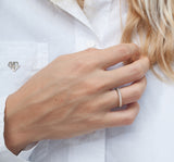 Vintage-Style Micro Pavé Set Eternity Ring