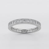 Chanel set princess cut eternity ring