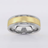 Customizable Two-Tone Wedding Band